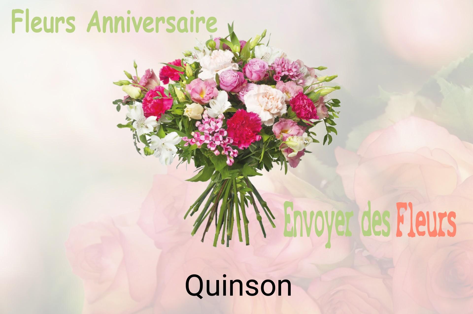 Bouquet de fleurs d’anniversaire livré à Quinson